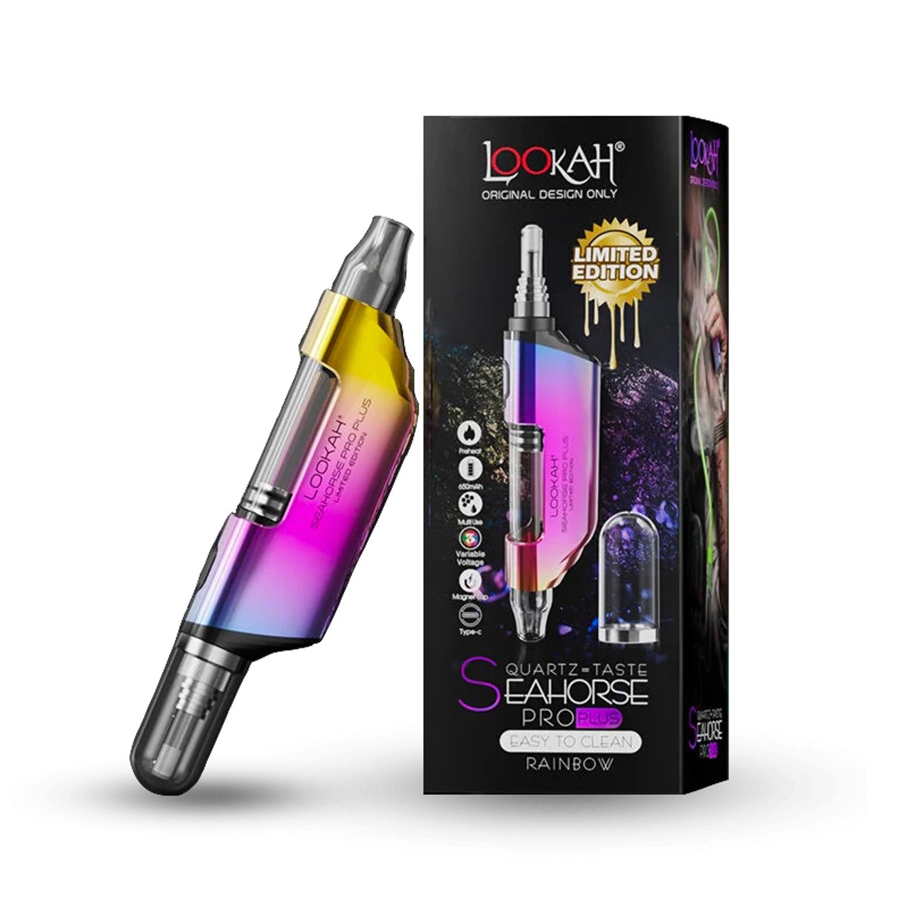 Lookah Seahorse Pro Plus, thc, , wax, dab, concentrates, nectar